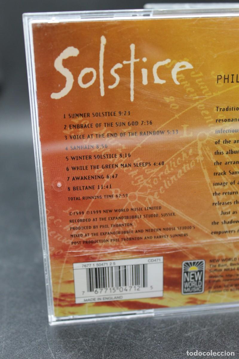 CDs de m&uacute;sica: SOLSTICE PHIL THORNTON CD - Foto 4