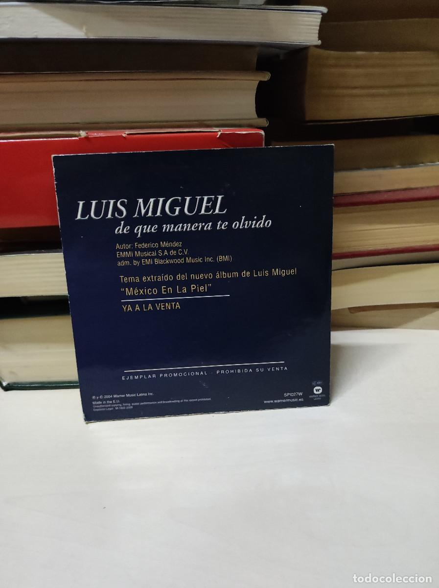 CDs de m&uacute;sica: Luis Miguel &ndash; De Que Manera Te Olvido - Foto 2