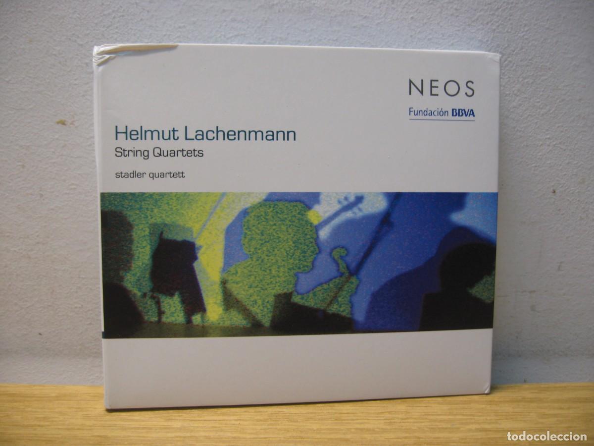 CDs de m&uacute;sica: CD. HELMUT LACHENMANN. STRING QUARTERS. CD. NEOS. FUNDACION BBVA. 2010 - Foto 1