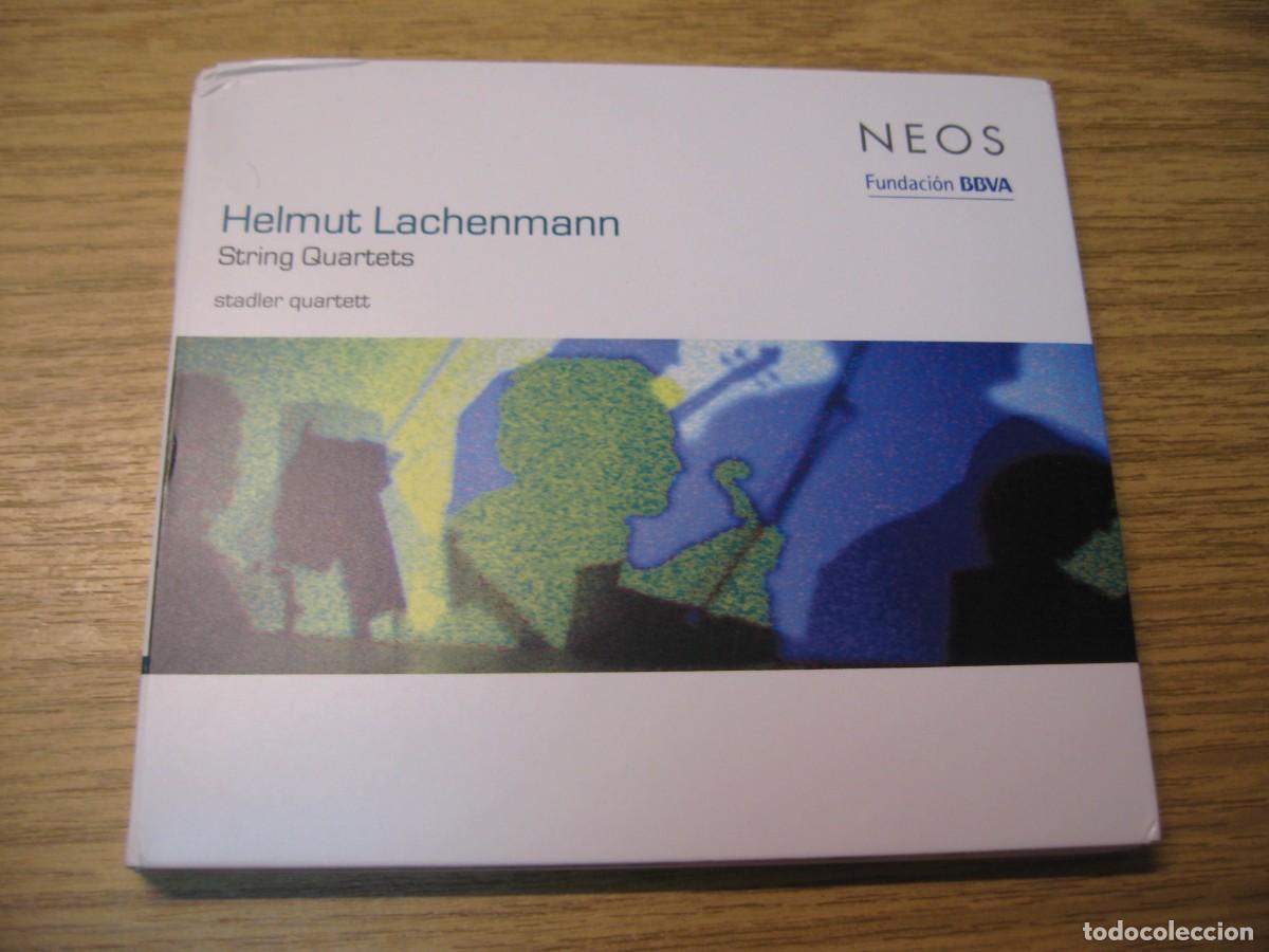 CDs de m&uacute;sica: CD. HELMUT LACHENMANN. STRING QUARTERS. CD. NEOS. FUNDACION BBVA. 2010 - Foto 2