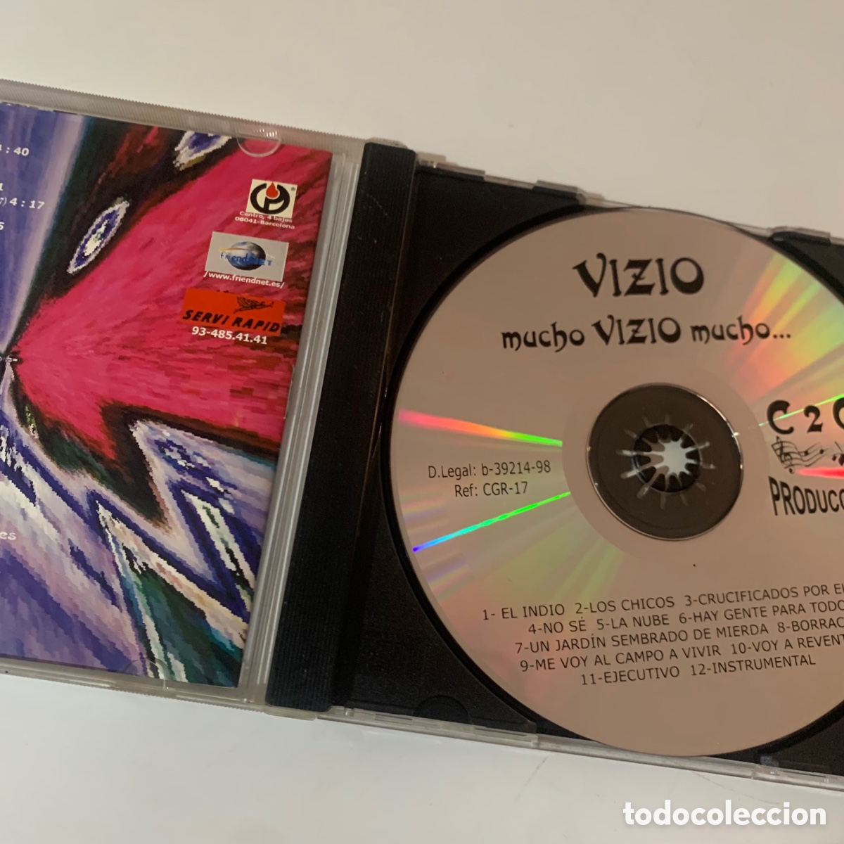 CDs de m&uacute;sica: CD VIZIO MUCHO VIZIO DE 1998 - Foto 2