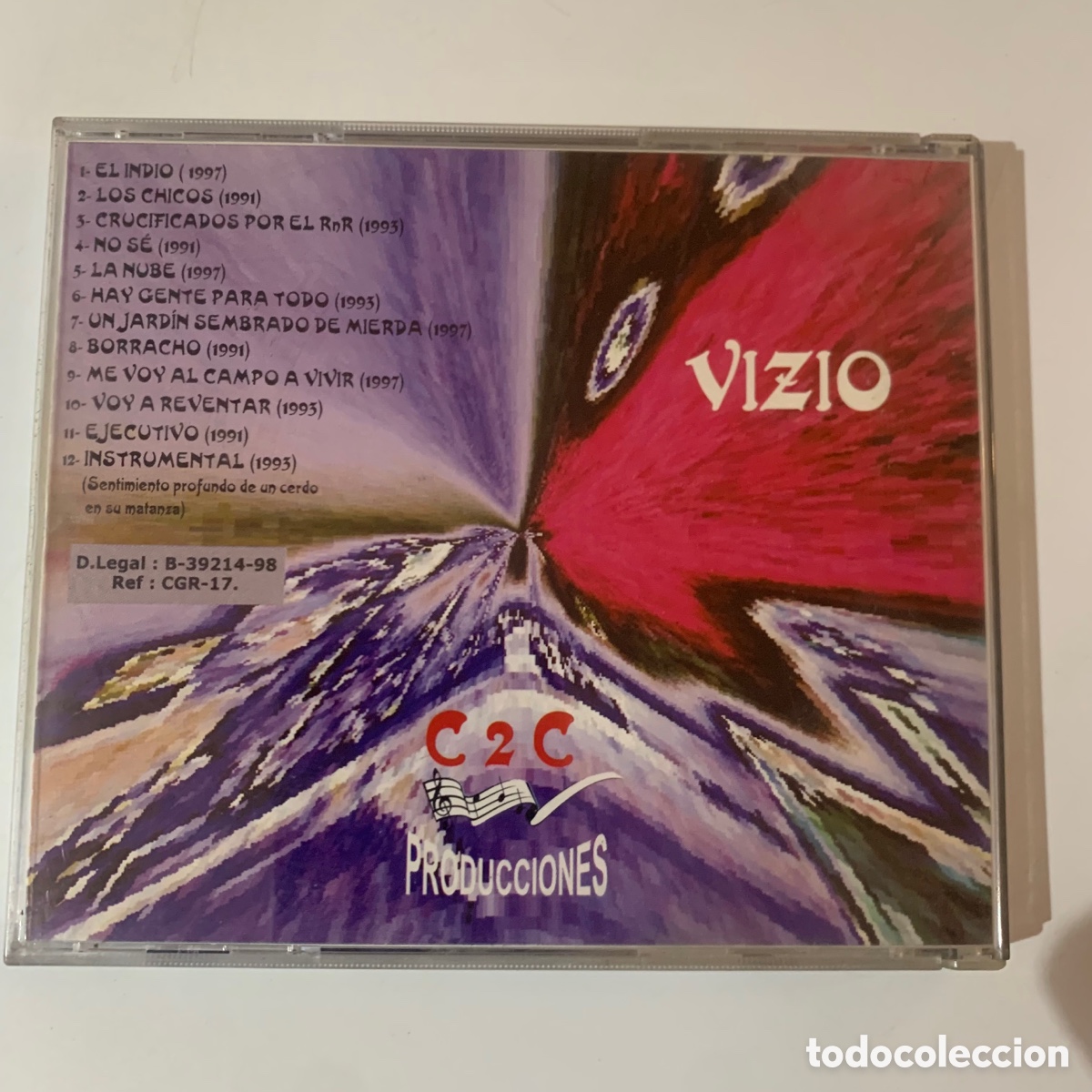 CDs de m&uacute;sica: CD VIZIO MUCHO VIZIO DE 1998 - Foto 3