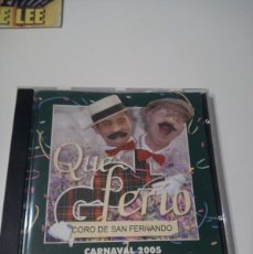 CDs de Música: GG-PAP74 CD MUSICA CARNAVAL DE CADIZ CORO DE SAN FERNANDO 2005 QUE FERIO