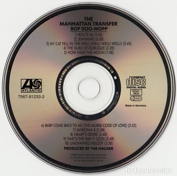 CDs de m&uacute;sica: THE MANHATTAN TRANSFER BOP DOO WOPP CD - Foto 3