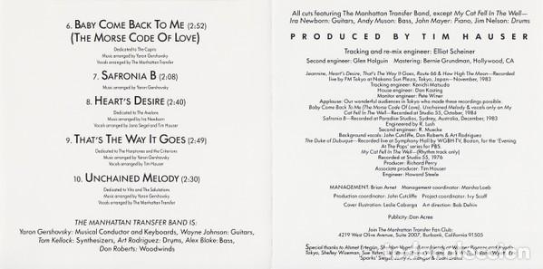CDs de m&uacute;sica: THE MANHATTAN TRANSFER BOP DOO WOPP CD - Foto 5