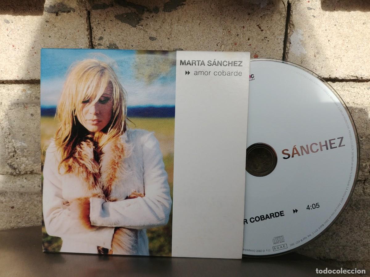 CDs de m&uacute;sica: MARTA SANCHEZ-CD SINGLE AMOR COBARDE - Foto 1