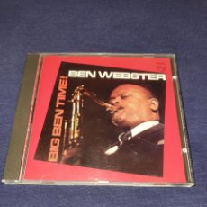 CDs de Música: BEN WEBSTER BIG BEN TIME. Lote 400892769