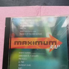 CDs de Música: CD VARIOS MAXIMUM RAP 1997 VG+ BUSTA RHYMES / MC LYTE / YOYO / KAM / DAS EFX ETC. Lote 400892899