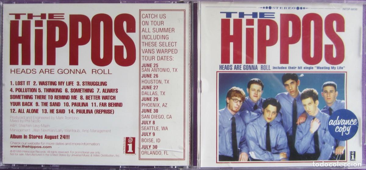 CDs de m&uacute;sica: HIPPOS, THE: HEADS ARE GONNA ROLL. RARO SKA DE LOS ANGELES (CALIFORNIA)