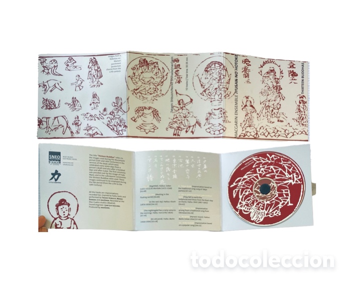 CDs de M&uacute;sica: Rar&iacute;simo CD, Thirteen Buddhas, Maggarin Ensemble, Jyusan no hotoke. SNEO Mestizaje Projects.