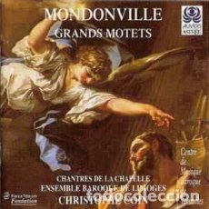 CDs de Música: MONDONVILLE* / ENSEMBLE BAROQUE DE LIMOGES / CHRISTOPHE COIN / CHANTRES DE LA CHAPELLE* - GRANDS MOT. Lote 401064864