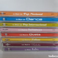 CDs de Música: 8 CD OPERACIÓN TRIUNFO. DANCE, SALSA, POP NACIONAL E INTERNACIONAL, ROMANCES, DUETS, LATINOS BALADAS. Lote 401071034