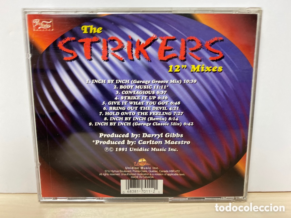 CDs de m&uacute;sica: The Strikers - 12&rdquo; Mixes (CD, Comp) - Foto 2
