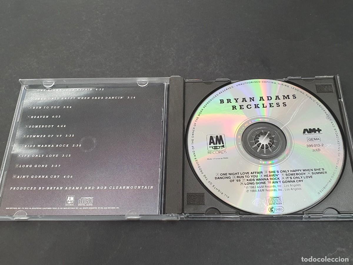 CDs de m&uacute;sica: CD BRYAN ADAMS - RECKLESS - 1984 - Foto 2