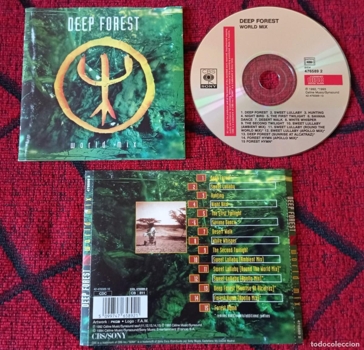 CDs de m&uacute;sica: DEEP FOREST ** World Mix ** CD ORIGINAL 1994 - Foto 1