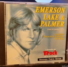 CDs de Música: CD EMERSON, LAKE & PALMER : LIVE IN LONDON, 1971. Lote 401183809