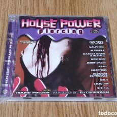 CDs de Música: HOUSE POWER PIERCING DOBLE CD 1998. Lote 401195124