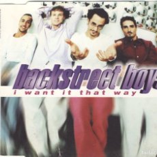 CDs de Música: I WANT IT THAT WAY (CD SINGLE) - BACKSTREET BOYS. Lote 401204289