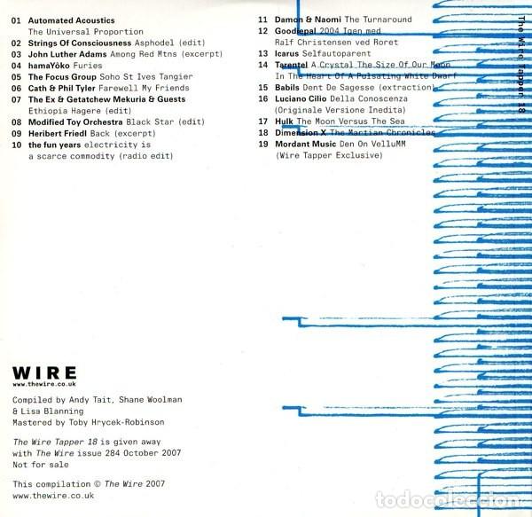 CDs de m&uacute;sica: Various &ndash; The Wire Tapper 18 - Foto 2
