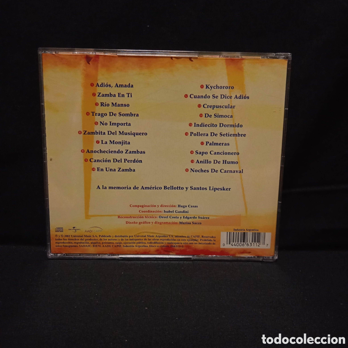 CDs de m&uacute;sica: LA HISTORIA - LOS DE SALTA - UNIVERSAL 2002 CD - Foto 2