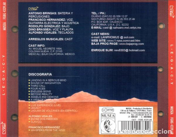 CDs de m&uacute;sica: Cast &ndash; Legacy - Foto 2