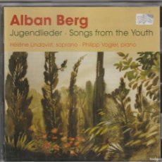 CDs de Música: ALBAN BERG - JUGENDLIEDER (CD COL LEGNO 2003) HELENE LINDVIST · PHILIPP VOGLER. Lote 401373029