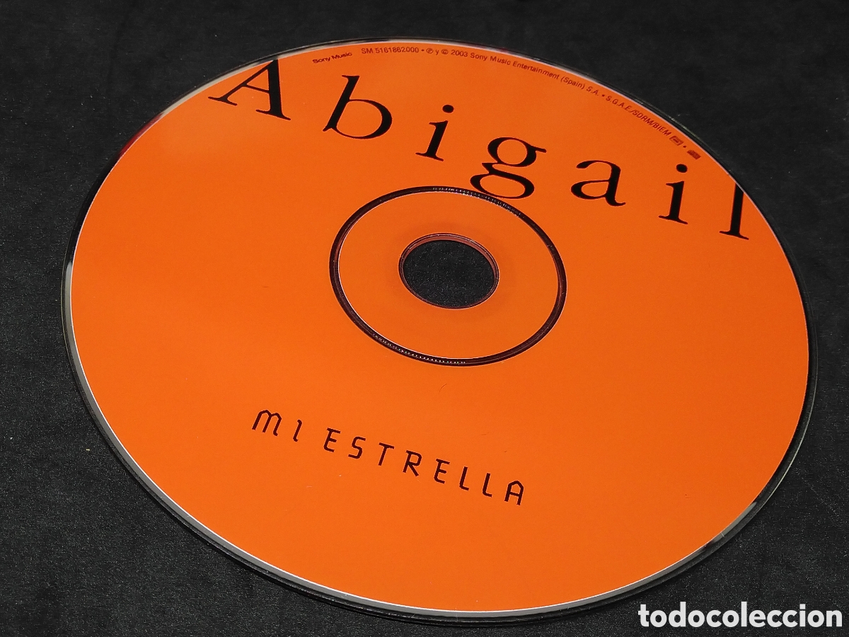 CDs de m&uacute;sica: ABIGAIL - MI ESTRELLA - 2004 - CD - DISCO VERIFICADO - Foto 7