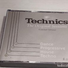 CDs de Música: TECHNICS / THE ORIGINAL SESSIONS /LIMITED EDITION) / 4 CD PACK-VALE MUSIC-1998 / IMPECABLE.. Lote 401435364