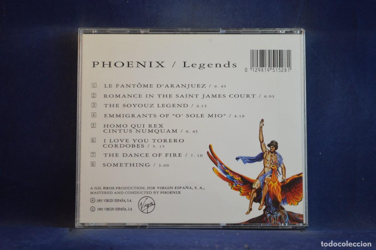 CDs de m&uacute;sica: PHOENIX - LEGENDS - CD - Foto 2