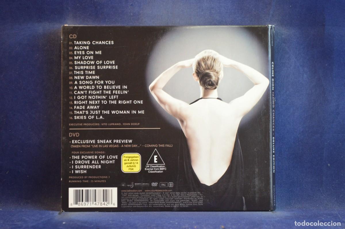 CDs de m&uacute;sica: CELINE DION - TAKING CHANCES - CD + DVD - Foto 2