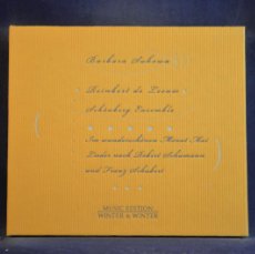 CDs de Música: BARBARA, REINBERT, SCHÖNBERG ENSEMBLE - WUNDERSCHÖNEN MONAT (LIEDER NACH SCHUMANN UND SCHUBERT) - CD. Lote 401475049