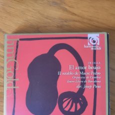 CDs de Música: FALLA EL RETABLO DE MAESE PEDRO EL AMOR BRUJO ORQUESTA DE CAMBRA TEATRE LLIURE DE BARCELONA. Lote 401511634