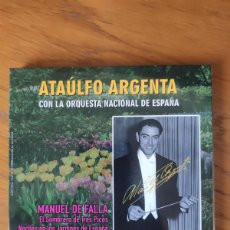 CDs de Música: FALLA ATAULFO ARGENTA EL SOMBRERO DE TRES PICOS NOCHES EN LOS JARDINES DE ESPAÑA. Lote 401511759