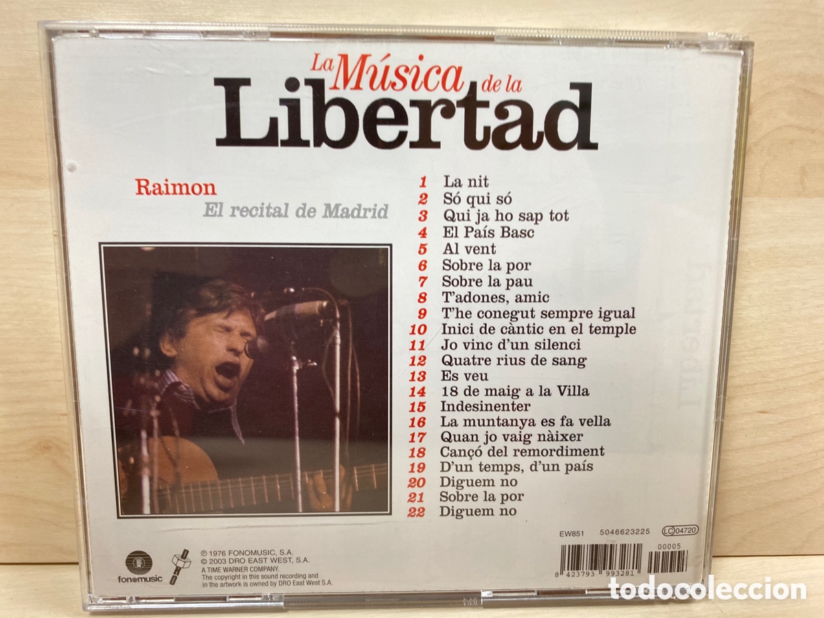 CDs de m&uacute;sica: Raimon - El Recital De Madrid (CD) - Foto 2