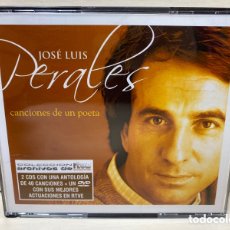 CDs de Música: JOSÉ LUIS PERALES - CANCIONES DE UN POETA (2XCD, COMP+ DVD-V, PAL)