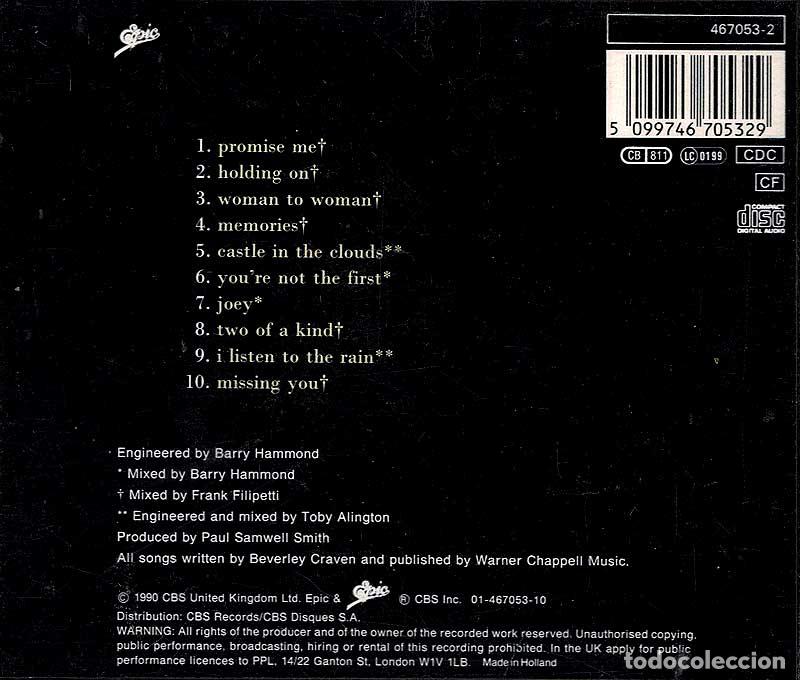 CDs de m&uacute;sica: Beverley Craven - Beverley Craven. CD - Foto 2