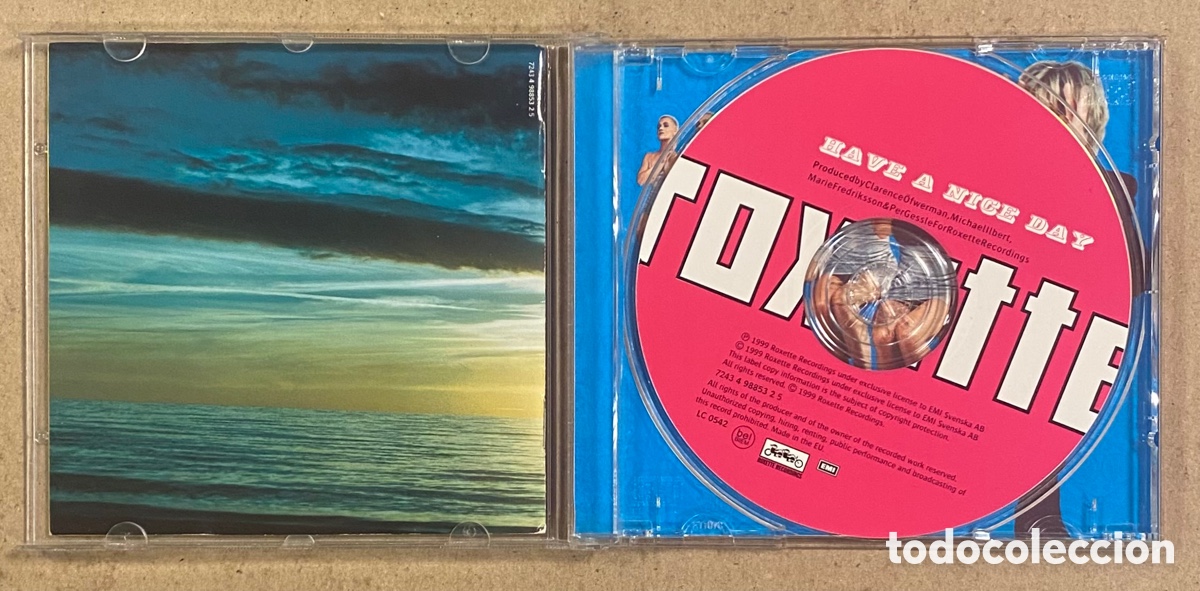CDs de m&uacute;sica: CD. ROXETTE &ldquo;HAVE A NICE DAY&rdquo; (ROXETTE RECORDINGS 1999). - Foto 2