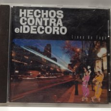 CDs de Música: HECHOS CONTRA EL DECORO, LÍNEA DE FUGA. Lote 401596894