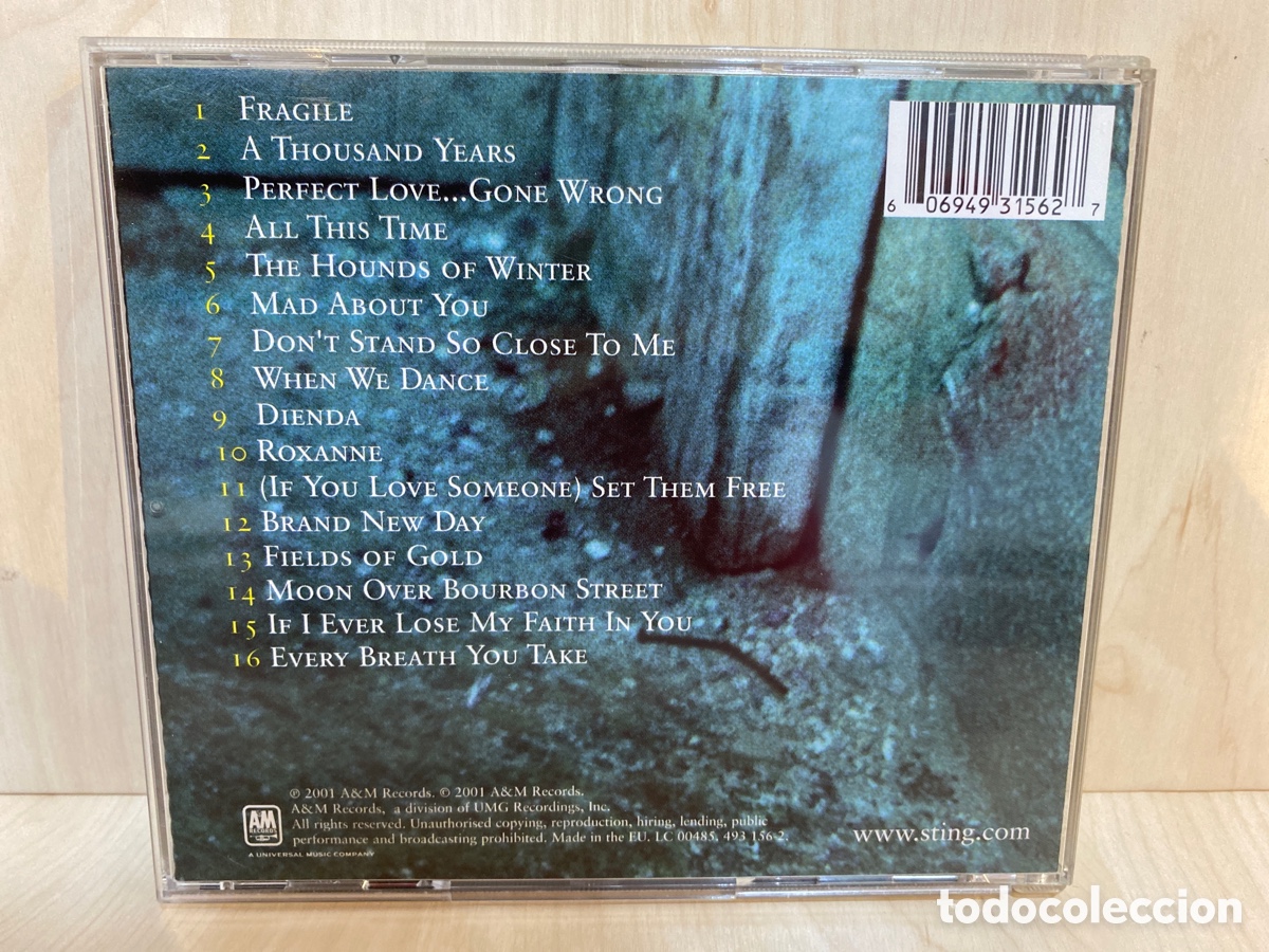 CDs de m&uacute;sica: Sting - ...All This Time (CD, Album) - Foto 2