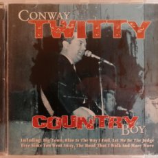 CDs de Música: CONWAY TWITTY, COUNTRY BOY, MUSICBANK ‎– APWCD1266. Lote 401678294