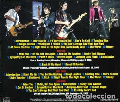 CDs de m&uacute;sica: 4 CDs - ROLLING STONES - Double Bang - Live 2005 - Foto 2