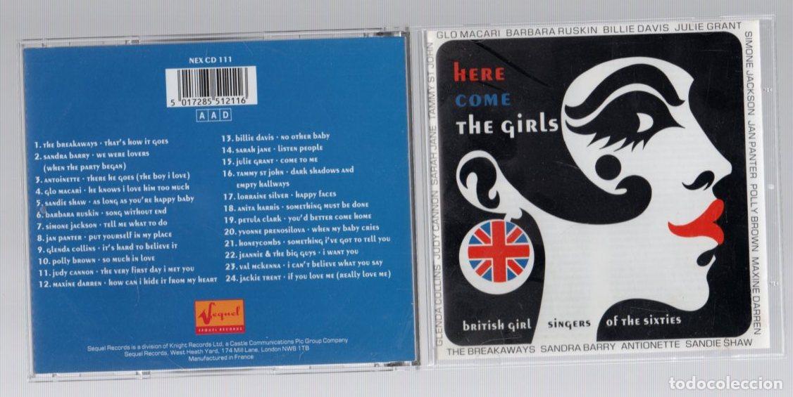 Music CDs: CD HERE COME THE GIRLS. BRITISH GIRL SINGERS OF THE SIXTIES. SEQUEL RECORDS
