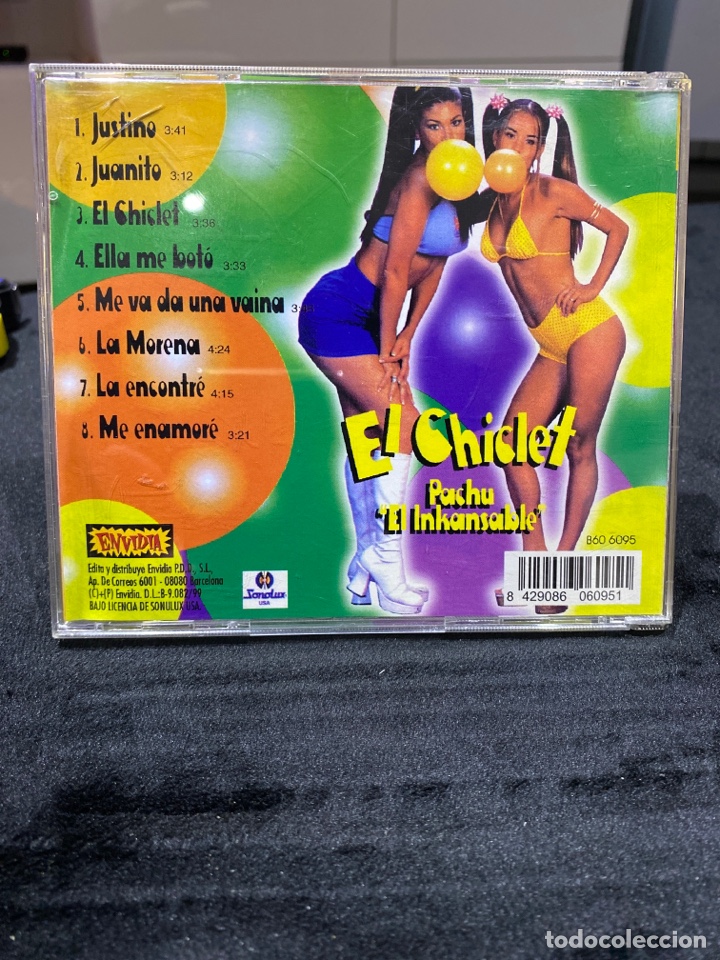 CDs de m&uacute;sica: CD EL CHICLET, PACHU &ldquo;EL INKANSABLE&rdquo; - Foto 2