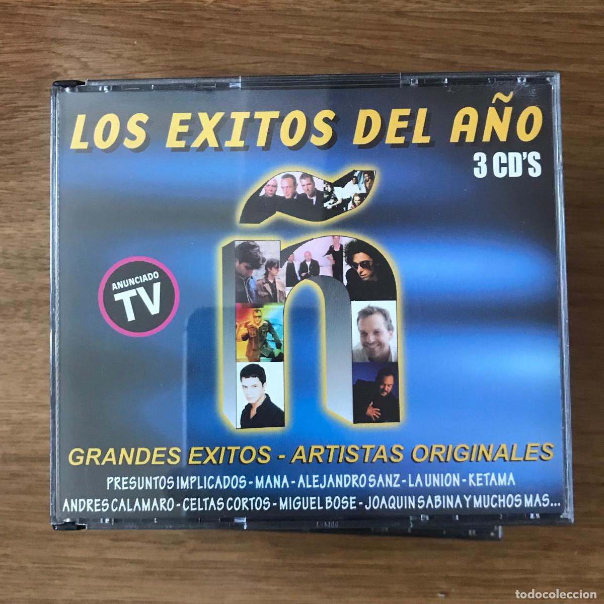 CDs de m&uacute;sica: VV.AA. - &Ntilde; LOS &Eacute;XITOS DEL A&Ntilde;O - CD TRIPLE DRO 1999 - Foto 1