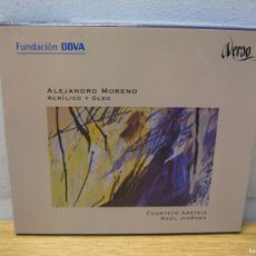 CDs de Música: CD. ALEJANDRO MORENO. ACRILICO Y OLEO. CD VERSO FUNDACION BBVA 2011