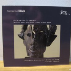 CDs de Música: CD. GERARDO GOMBAU. MUSICA PARA SOLISTAS, CORO Y ORQUESTA. 2CDS. VERSO FUNDACION BBVA 2012