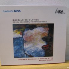 CDs de Música: CD. GONZALO DE OLAVIDE. MUSICA ORQUESTAL Y SINFONICO VOCAL. 2CDS. VERSO FUNDACION BBVA 2012