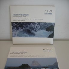 CDs de Música: CD. TOSHIO HOSOKAWA. SOLO CONCERTOS. VOL 1 Y 2. 2CDS. NEOS FUNDACION BBVA 2009/2012