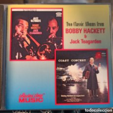 CDs de Música: TWO CLASSIC ALBUMS FROM BOBBY HACKET & JACK TEAGARDEN : COAST CONCERT / JAZZ ULTIMATE. Lote 401862509