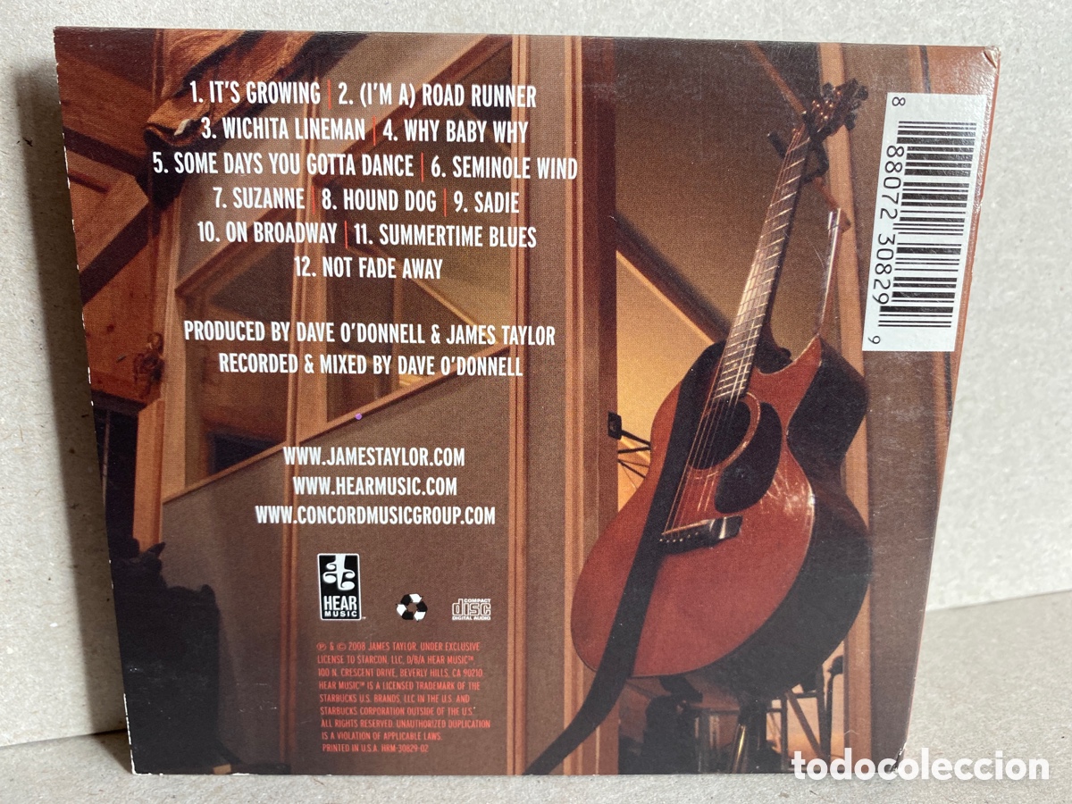 CDs de m&uacute;sica: James Taylor - Covers (CD, Album) - Foto 2
